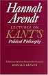 Lectures on Kant's Political Philosophy