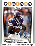 2008 Topps #298 Adrian Peterson PB - Minnesota Vikings (Pro Bowl)(Football Cards)
