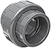 Spears 897 Series PVC Pipe Fitting, Union with EPDM O-Ring, Schedule 80, 3