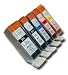 5 Chipped Compatible Canon Pixma PGI-525 & CLI-526 Ink Cartridges Ink Cartridge for the Canon Pixma MG5250 Printer from 'The Ink Squid': 1 x PGI-525Bk - Black; 1 x CLI-526bk - Black; 1 x CLI-526C - Cyan (Blue); 1 x CLI-526M - Magenta (Red); 1 x CLI-526Y - Yellow. Fully Compatible with the Canon Pixma iP4850 MG5150 MG5250 MG6150 MG8150 MX882 MX885 iX6250 & iX6550 Printer Models. The Latest Chips, the Maximum ML Capacity of any Compatible Ink Cartridge. 2 Year Guarantee on all Cartridges.