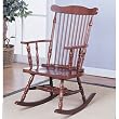Classic Rocker in Cherry Finish By Coaster Furniture