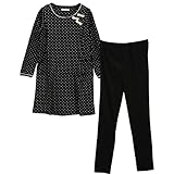 (犬印)INUJIRUSHI fairy ドットパジャマ (授乳口付き) 長袖(BK-ブラック、M-L)