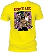 Bruce Lee DRAWN Adult Fitted Yellow Kung Fu T-shirt Tee Shirt