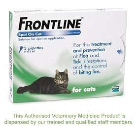 Frontline, Frontline Cat Spot On 3 Pack