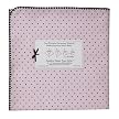Swaddle Designs Ultimate Receiving Blanket - Pink/ Brown Polka-Dots