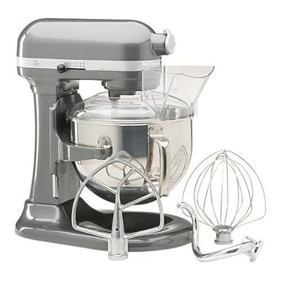 NEW Kitchenaid 600 Big Capacity 6-quart Pro Stand Mixer Silver & Gloss Cinnamon