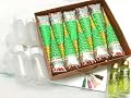 Beachcombers! Henna Tattoo 10 Pre Mixed Paste Cone Party Pack w/Oil & Fine Metal Tip Applicator Bottles