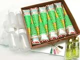 Beachcombers! Henna Tattoo 10 Pre Mixed Paste Cone Party Pack w/Oil & Fine Metal Tip Applicator Bottles
