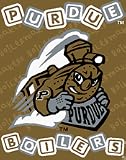 Purdue Boilermakers 36x48 Baby Blanket / Throw