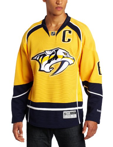 NHL Men's Nashville Predators #6 Shea Weber Reebok Edge Premier Player Jersey (Red, XX-Large)