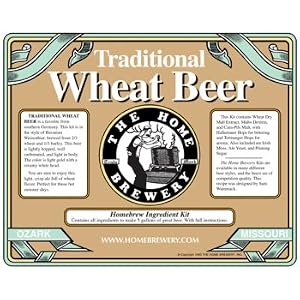 Traditional Wheat Home Beer Brewing Ingredient Kit