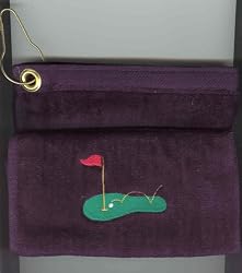 Golf Towel with Pocket Blue