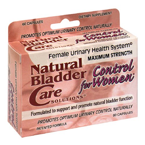 D&E Natural Bladder Care Solutions Supplement Capsules for Female Urinary Health System, Maximum Strength, 60-Count Boxes (Pack of 2)
