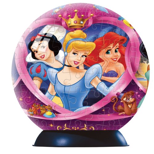 Childrens Toyshop  Toys : Ravensburger Puzzleball 96 Pieces Disney Princess