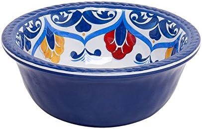 16 Piece Indoor/Outdoor Melamine Dinnerware Set BLUE