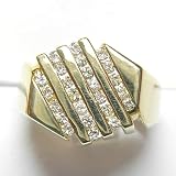 14K Diamond Man's Ring