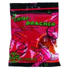 El Puente "Chili-Drachen" Bio-Fruchtgummi, 4er Pack (4 x 100 g Packung)
