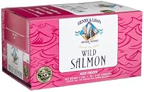 Henry & Lisa's Natural Seafood Wild Alaskan Salmon, 4-Ounce Packages (Pack of 20)