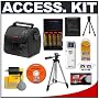 Deluxe Accessory Kit with Deluxe Padded Carrying Case + Charger with 4 AA Rechargeable Batteries + Tripod + Precision Design Bonus Accessory Kit for Kodak EasyShare Z712 IS, Z812 IS, Z885, Z915, Z980 & Z1285 Digital Cameras