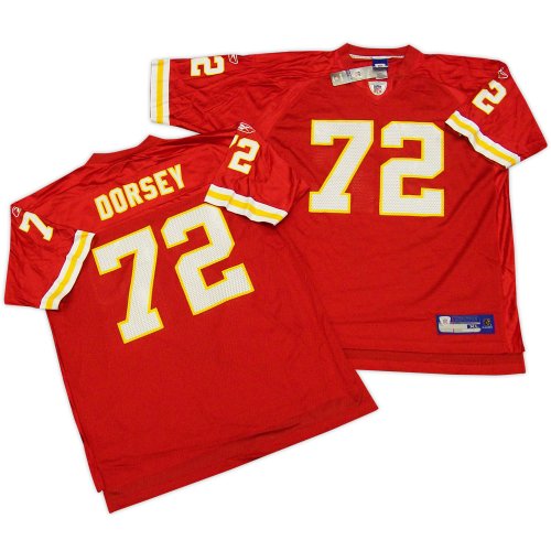 Reebok Kansas City Chiefs Glenn Dorsey Youth Replica Jersey Large