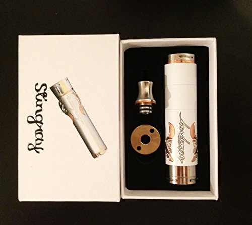 White Copper Stingray X Mechanical Mod Clone + Drip Tip + Hybrid