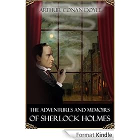The Adventures and Memoirs of Sherlock Holmes - books 1 and 2 (illustrated)