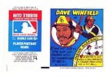 1979 Topps Test Issue Uncut Comic Wrapper Dave Winfield