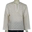 Mens Embroidered Kurta Casual Cotton Shirt India Chest 44 inches (gck207a)