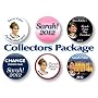 Six Sarah Palin 2012 Collector Buttons