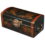 Handcrafted Wine Bottle Holder With Dragon And Phoenix Motif