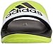 adidas Men's Adilette SC, Semi Solar Slime/Core Black/White, 10