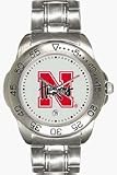 Nebraska Cornhuskers Gameday Sport Men's Watch with a Metal Band