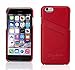iPhone 6/6s Case, Nvwa? iPhone 6/6s Case 4.7 Inch Premium Genuine Leather Wallet Case with Credit Card ID Holders for iPhone 6/6s - Red