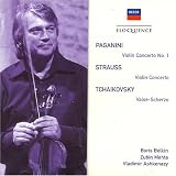 Paganini: Violin Concerto No. 1; Strauss: Vioilin Concerto; Tchaikovsky: Valase-Scherzo