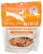 Dogswell Vitality for Dogs, Chicken Breast Minis, Flaxseed & Vitamins, 5-Ounce Pouches (Pack of 6)