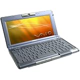 Sony VAIO C1 PictureBook PCG-C1MWP - TM5800 867 MHz - RAM 256 MB - HDD 30 GB - CD-RW / DVD - Mobility Radeon - Win XP Pro - 8.9" Widescreen TFT 1280 x 600 - camera - with port replicator