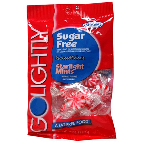 GOLIGHTLY Sugar-Free Candy, Starlight Mints Hard Candy, 4-Ounces (Pack of 12) by GOLIGHTLY