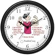 All of THE 7 HABITS #3 - White Youth (English Text) - Wall Clock from THE 7 HABITS - CLOCK COLLECTION by WatchBuddy Timepieces (White Frame)