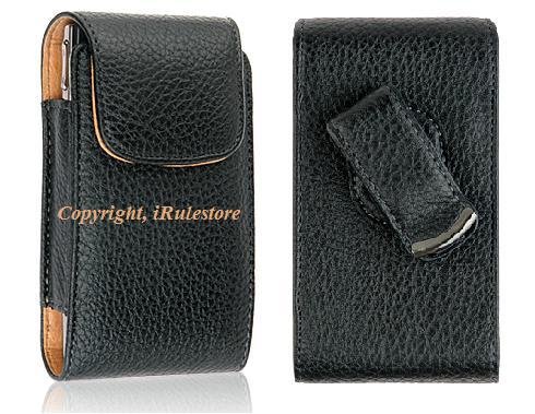 New Premium Executive High Quality Leather Pouch Protective Carrying Case cover Holster with Belt Clip for SAMSUNG : Impression A877 Blackjack SGH i607 Blackjack II SGH i617 Epix i907 Exclaim M550 Instinct S30 OMNIA R800 SGH i607 i617 ACE i325 A827 M800 Omnia i900 Omnia SCH i910 (Vertical Leather Pouch Carry Case Black)