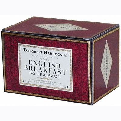 Taylors of Harrogate English Breakfast Tea, 50 Teabags by Taylors of Harrogate
