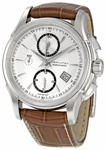 Hamilton Men's H32616553 Jazzmaster Auto Chrono Silver Dial Watch