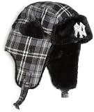 MLB Men's New York Yankees Great Plain Trapper Knit (Charcoal, One Size)