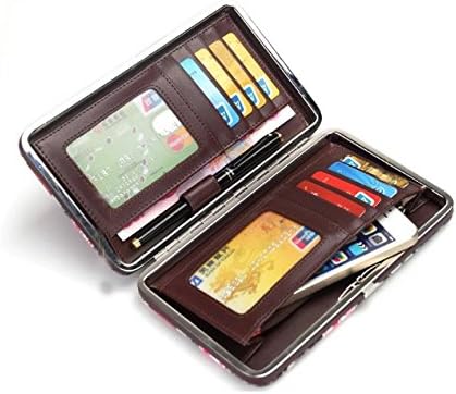 YIZI iPhone 6/6Plus Wallet Case -traditional retro Purse Case Wallet Large Genuine Leather Wallet Coin Case Phone Checkbook Card Holder (#2)