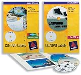 Electronics : Avery L7676-25 CD/DVD Full Face B/W Labels [Laser, 50 Labels]