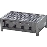 Eigenschaften Partystrahler.de 20400 / Gasgrill/ Gastrobräter 4-flammig Komplett mit Rost und Pfanne