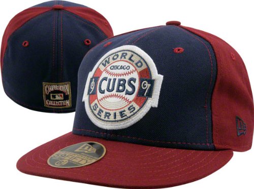 Chicago Cubs 1907 Cooperstown Classic World Series Fitted Cap