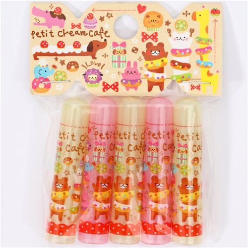 cute donut bears pencil caps from Japan kawaii