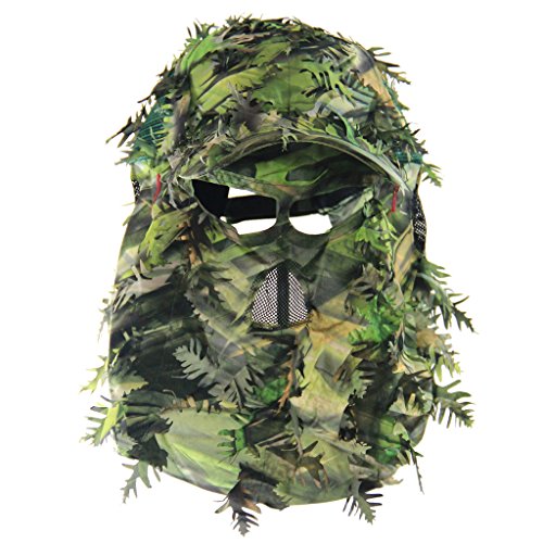DEPSOC Camouflage Cap, Camo Hunting Hat with Front Model Face Mask