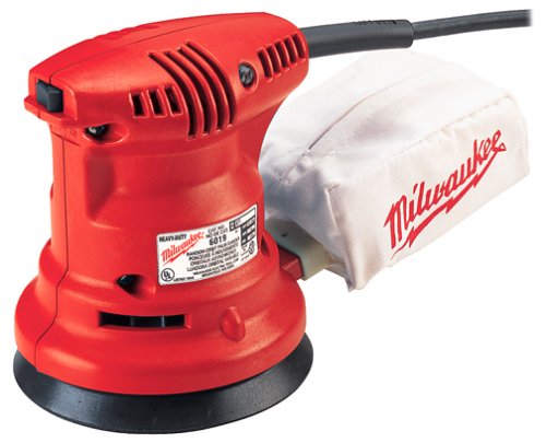 Tools: Milwaukee 6018 6 1.8 Amp 5 Inch Random Orbital Palm Sander with Dust Bag and PSA Pad