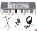 Casio LK100 Lighted Keyboard with Premium Accessories Package